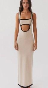 Peppermayo  Lost In Paris Knit Maxi Dress Size S/M EUC Photo 0