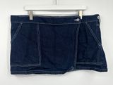 Abercrombie And Fitch Denim Mini Mid Rise Skirt Size 33 Photo 0