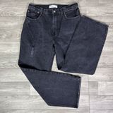 Ripped High Rise The 90's Relaxed Jeans Black Wash 28/6 XS Photo 0