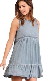 Umgee Bohemian Blue Dress Photo 0