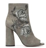 Donald Pliner BARRI Grey suede Embellished Bootie Photo 0