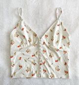 Forever 21 Floral Button Tank Photo 0