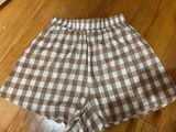 ASOS Design gingham shorts brown size 4 Photo 0