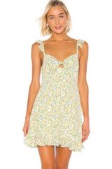 ASTR Summer Marla Mini Dress Lemon 🍋 Size L Photo 0