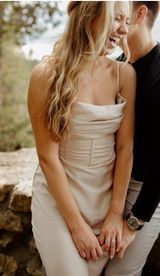 Princess Polly Midi Satin Dress Photo 0