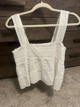 White eyelet tank  Photo 0