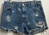 Levi 550’s 2003 Distressed Cut Off Jean Shorts Photo 0