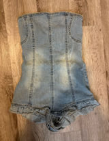 Edikted Denim Romper Photo 0