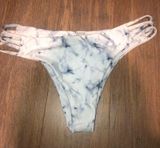 Zaful Marble Print Bikini Bottoms Photo 0