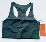 Girlfriend Collective Paloma Sports Bra Racerback Green Size Large NEW Photo 0