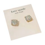 KATE SPADE New York Goldtone Glittery Faux Opal Rhinestone Stud Earrings NEW Photo 0