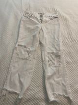 White Ripped Jeans Photo 0
