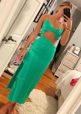 ZARA Green Dress Photo 0