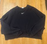 Black Nike Crewneck Cropped Photo 0