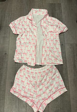 Bow pajama set Pink Size M Photo 0