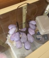 Free People Statement Necklace Purple Photo 0