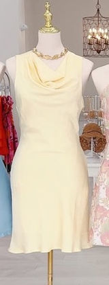 Yellow Cocktail Dress Photo 0