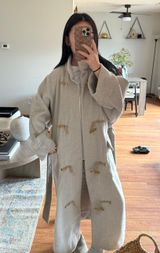 Wool Blend Trench Coat Photo 0