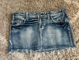 No Boundaries low rise denim mini skirt Photo 0