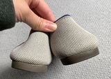 The Point Dove Gray Knit Ballet Flats Women’s Size US 8 EUC Photo 0