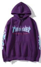 Thrasher Thasher Flame Hoddie Photo 0