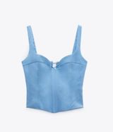 ZARA Blue Top Photo 0
