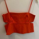ZARA Crop Top With Cut Out Photo 0