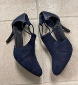 Impo Navy Blue Closed Toe Heels Photo 0