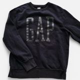 GAP black logo crewneck sweatshirt  Photo 0