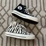 Converse custom chuck taylor all star lift platform canvas black/ zebra Photo 0