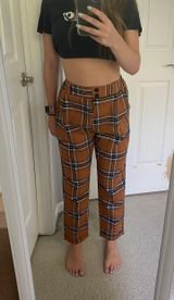 Plaid Pants Black Photo 0
