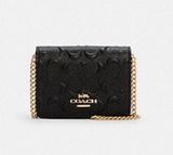 Coach Mini Wallet On A Chain In Signature Leather Photo 0
