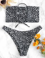 Zaful back lace-up bikini set Photo 0