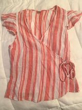 Old Navy Red Striped Top Photo 0