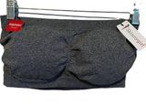 NWT  Gray Heathered Reversible Pads Bandeau Bra Photo 0