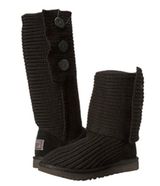 UGG Classic Cardy Knit Black Boots Photo 0