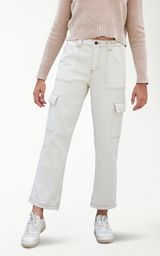 PacSun off white cargo pant Photo 0