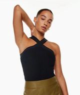 Aritzia Sculpt Knit Criss-Cross Tank Photo 0