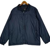 LL Bean Women's Polyester Full Zip Jacket Coat Navy Blue Size M thermoliteactive Photo 0