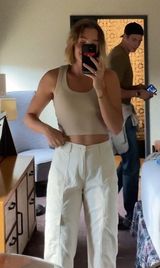 high rise Cargo Pants Photo 0