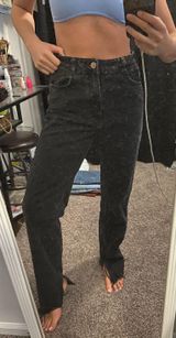 ZARA Black Denim Jeans Photo 0