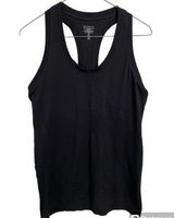 Athleta Racerback Tank Top Athletic Workout Sleeveless Black Top Size M Photo 0