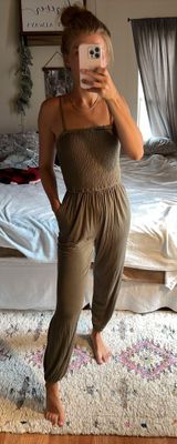 Olive Green Jumpsuit Photo 0