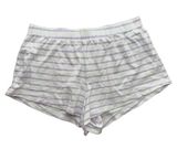 Lake Pima Cotton Pajama Shorts Medium Purple Stripe Soft Cozy Lounge Sleepwear Photo 0