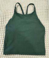 Old Navy Active Green workout cropped tank Removable padding Photo 0