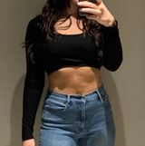 Garage Long Sleeve Crop Top Photo 0