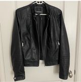 Women’s B by  Black Faux Jacket - size L Photo 0