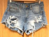 American Eagle Outfitters Blue Jean Shorts  Photo 0