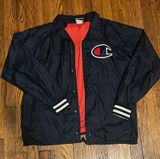 Champion Navy Bomber Jacket Photo 0