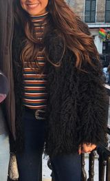 Black Fur Jacket Photo 0